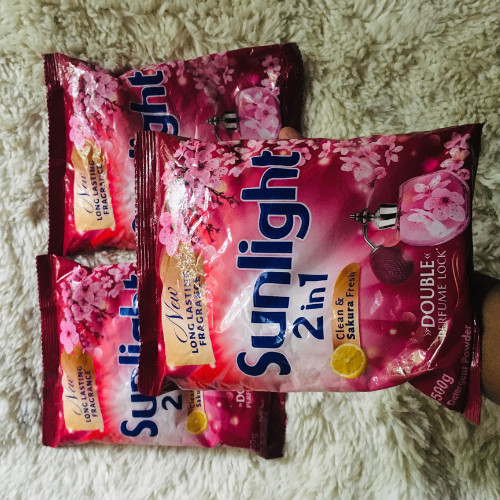 Sunlight Detergent Sakura Lemon Fresh Scented Cloth Laundry Washing Powder NEW