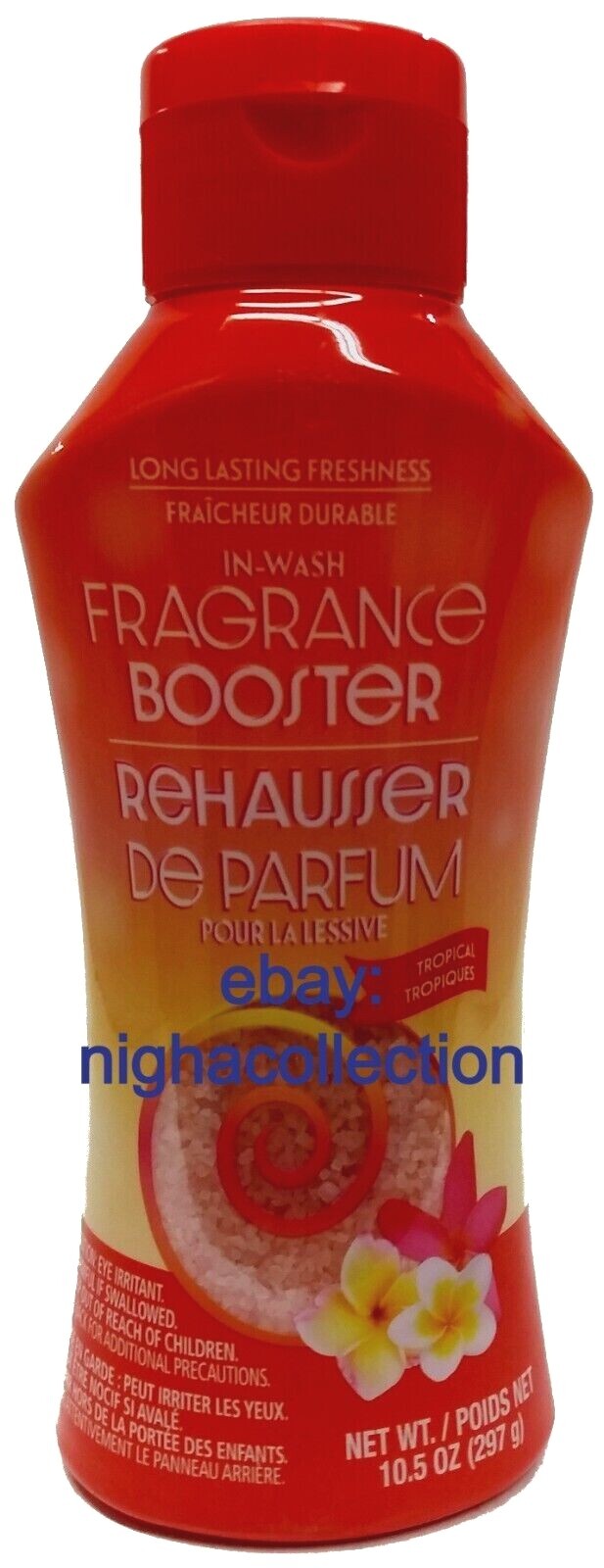 ( LOT 4 ) In-Wash Fragrance Booster Rehausseur, Tropical Scent New 10.5 oz Ea