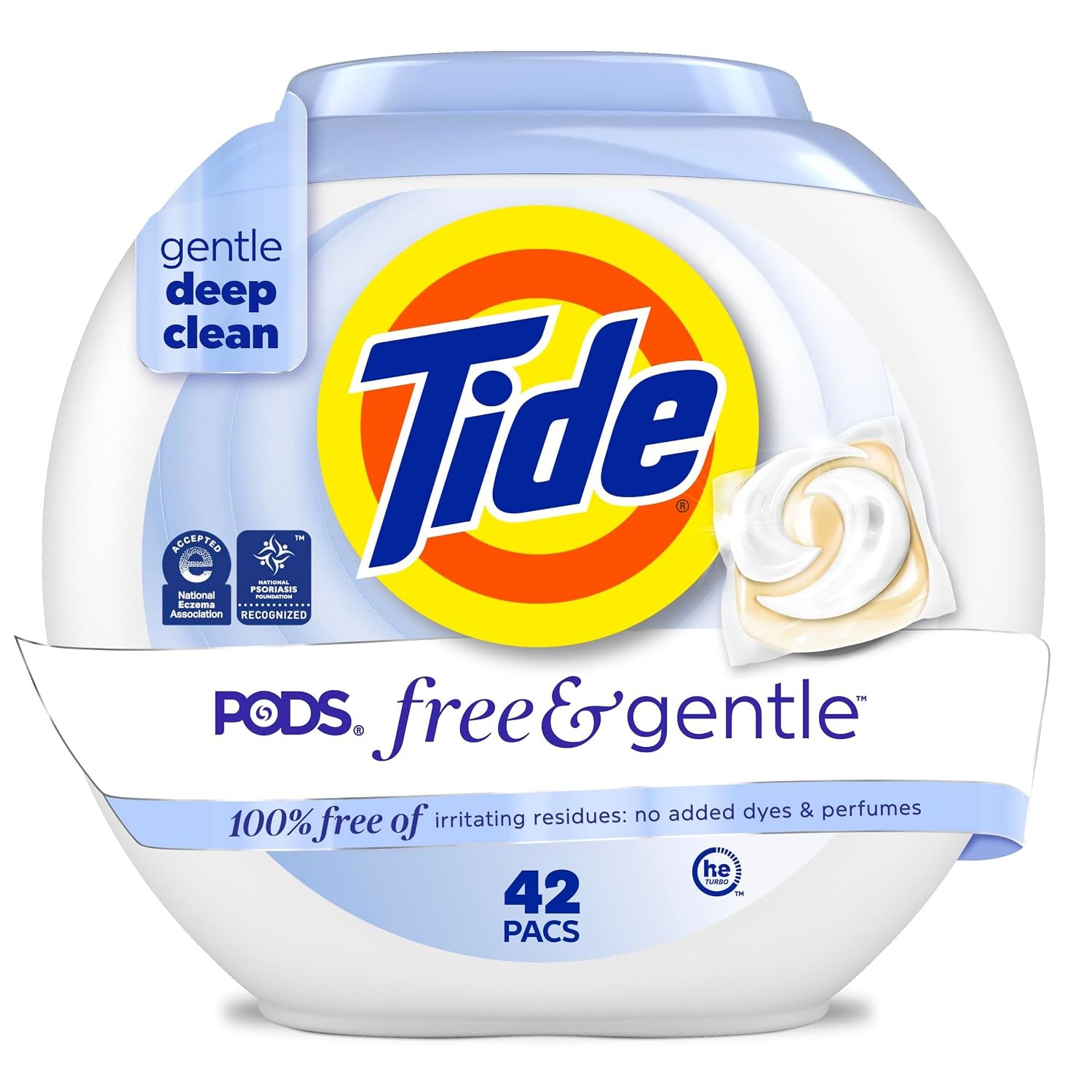 Tide, Pods Free and Gentle Laundry Detergent Soap Pacs, Tide Pods Laundry Deterg