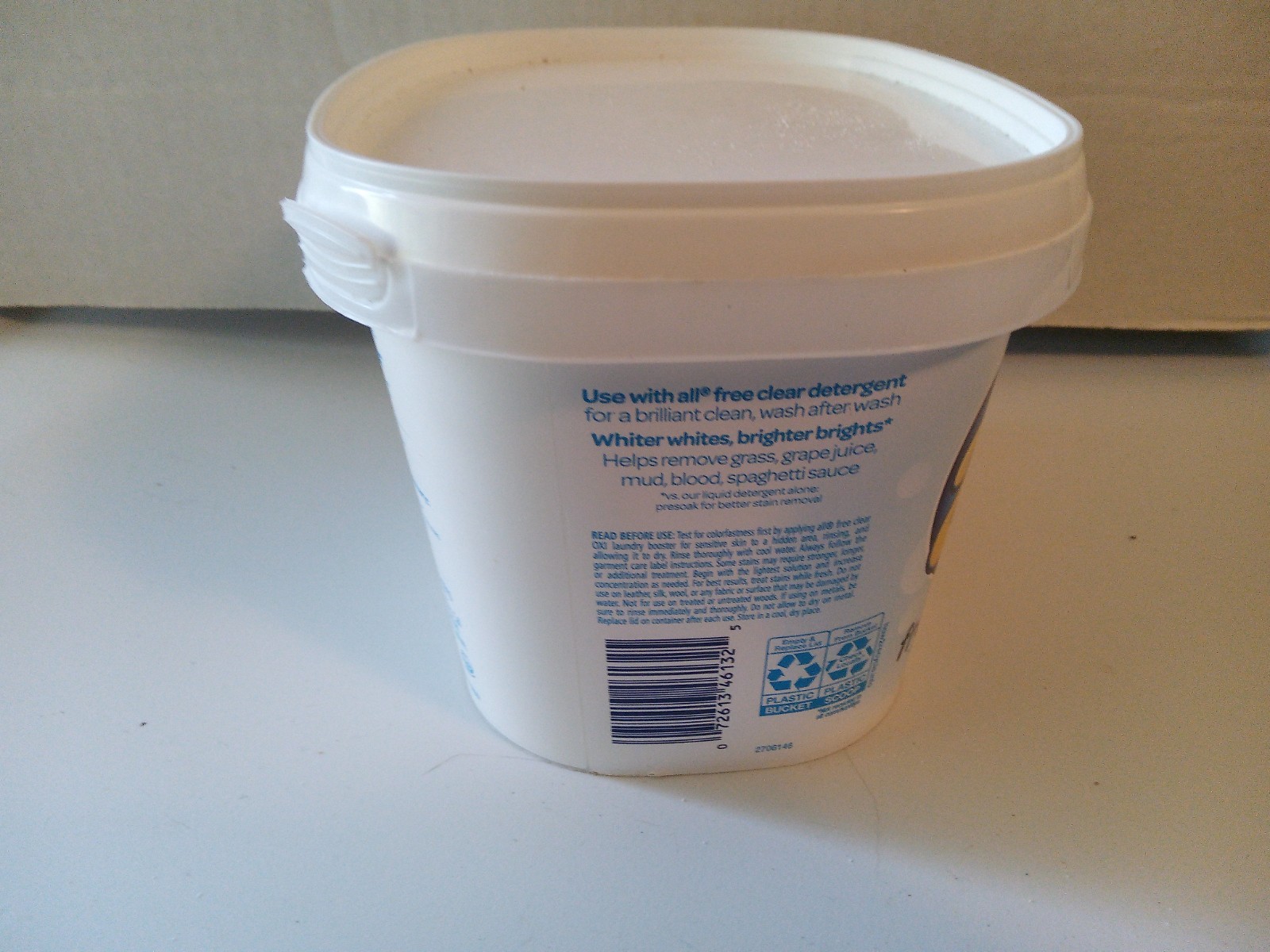 All OXI Laundry Booster for Sensitive Skin, Free Clear, 52 Ounces, 48 Loads