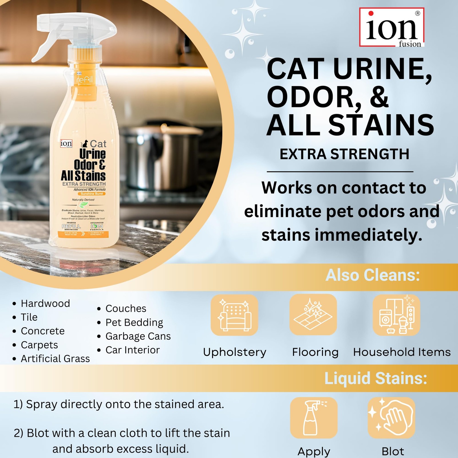 Ion Fusion Superior Next-Gen Advanced Ion Formula. 2-For-1 Bottle Refill Cat