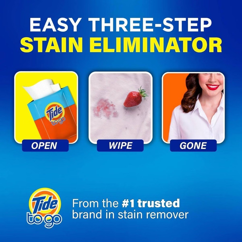 Tide Stain Remover Wipes – 6ct