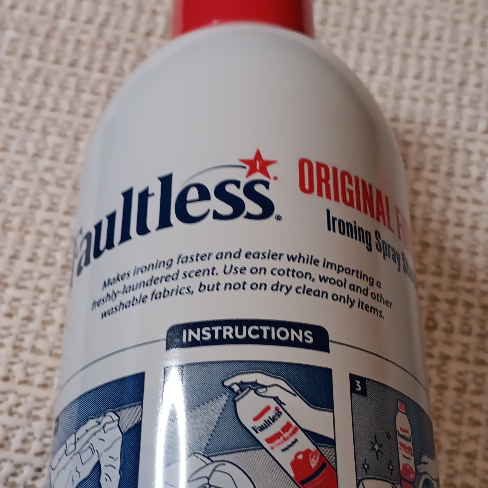 Faultless Original Finish Ironing Spray Starch , 20 oz -2PK