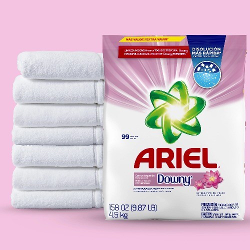 2 pk Ariel with a Touch of Downy Freshness Powder Laundry Detergent,158 oz