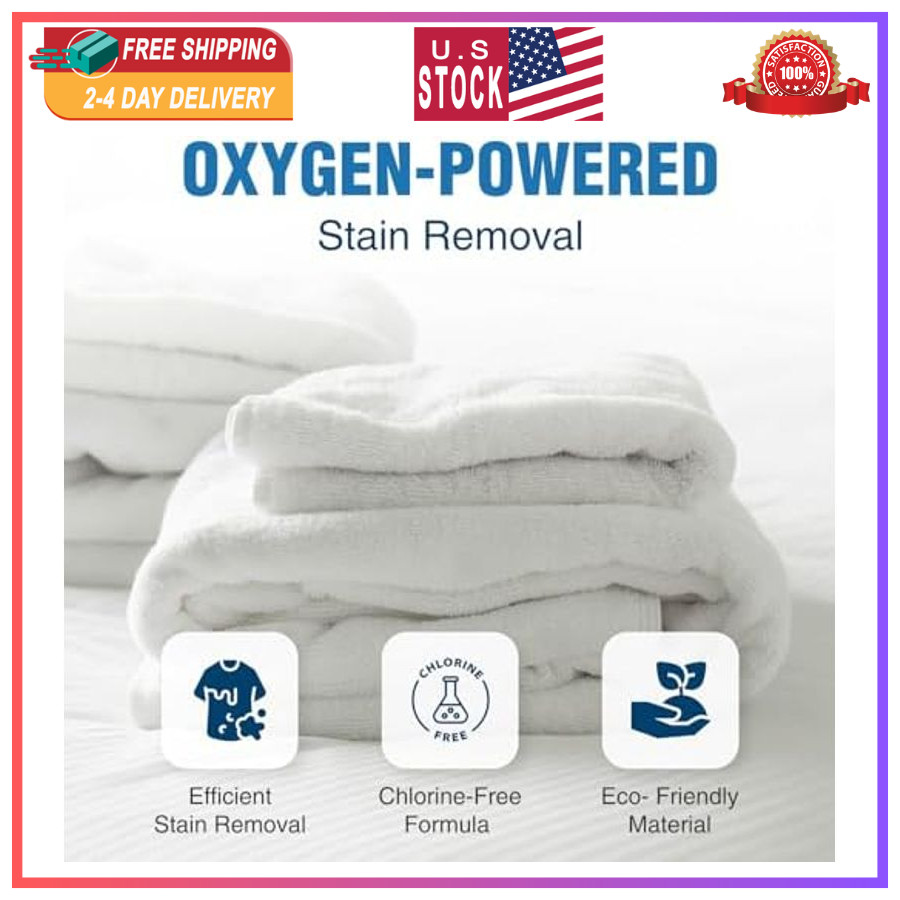 Sodium Percarbonate Oxygen Bleach Powder 2LBS Laundry Stain Remover