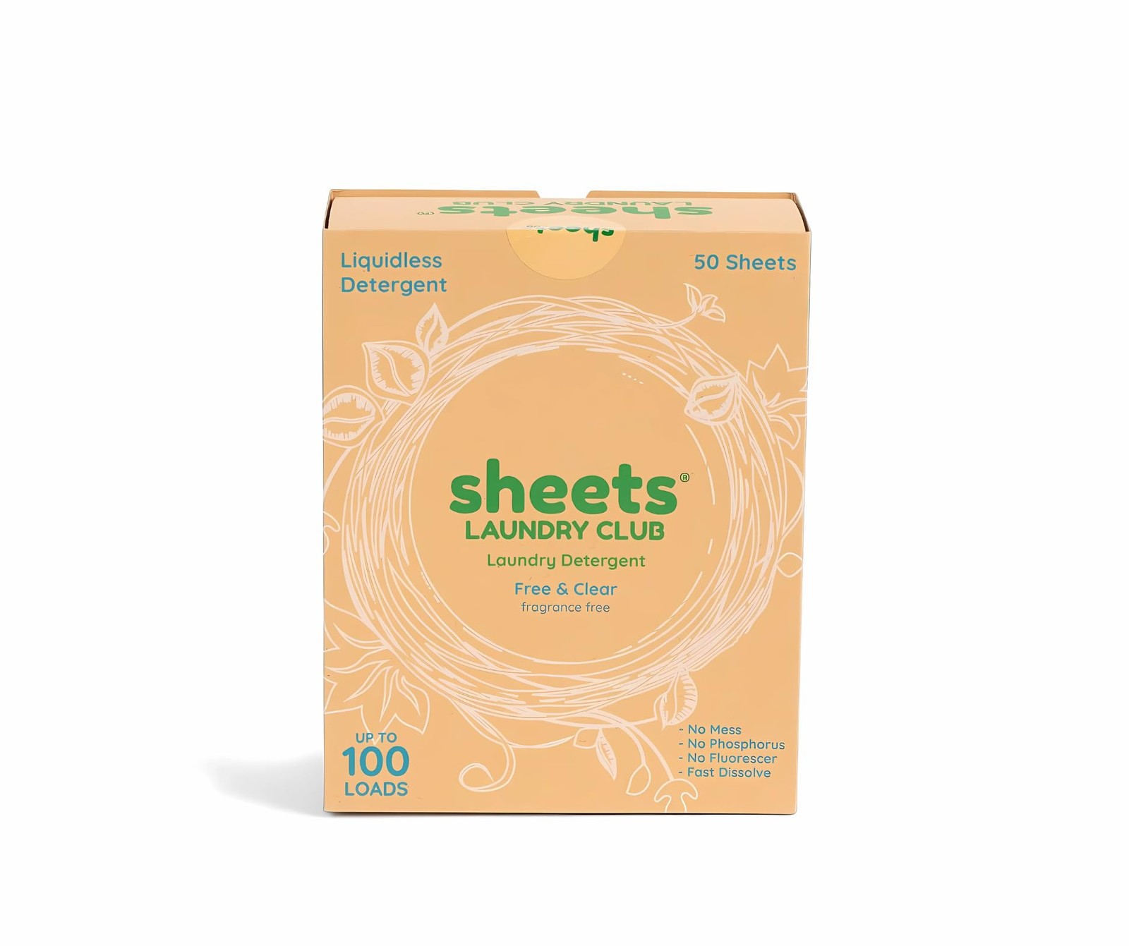 Eco-Friendly Laundry Detergent Sheets – 100 Loads, Hypoallergenic, Plastic-Free