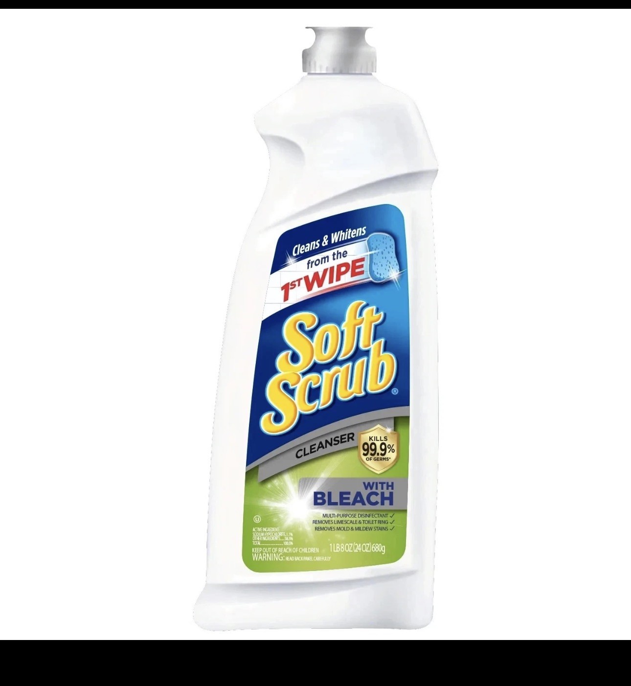Soft Scrub with Bleach Antibacterial Multi Surface Cleanser – 24 oz