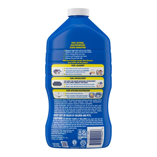 OxiClean Laundry Stain Remover Spray Refill 56 Ounce – Pack of 5