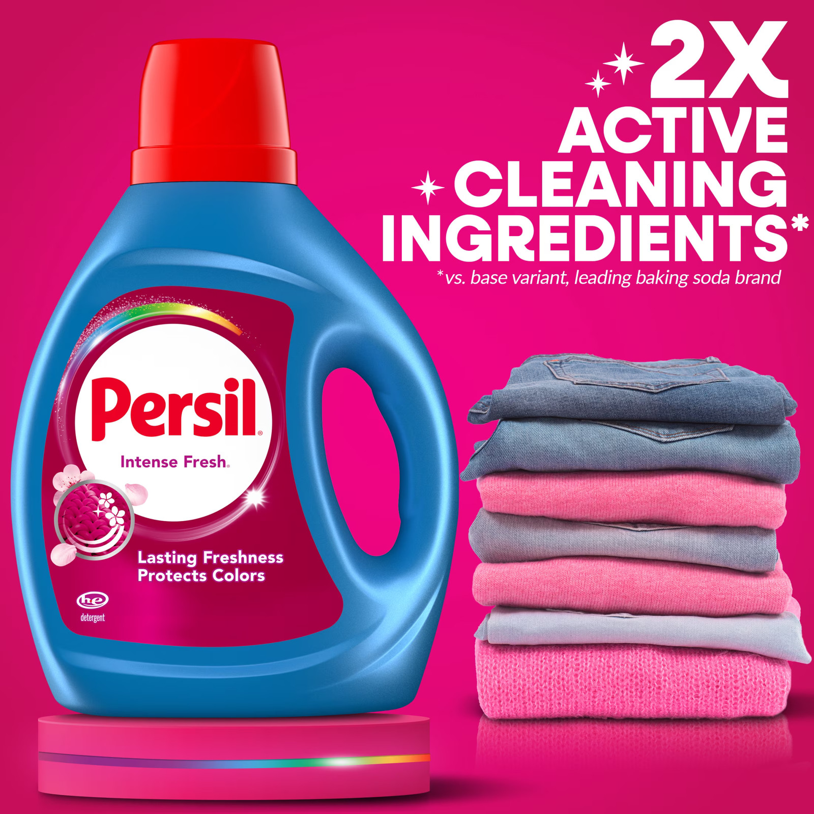 Deep Clean Intense Fresh Liquid Laundry Detergent, 84 fl oz, 64 Loads