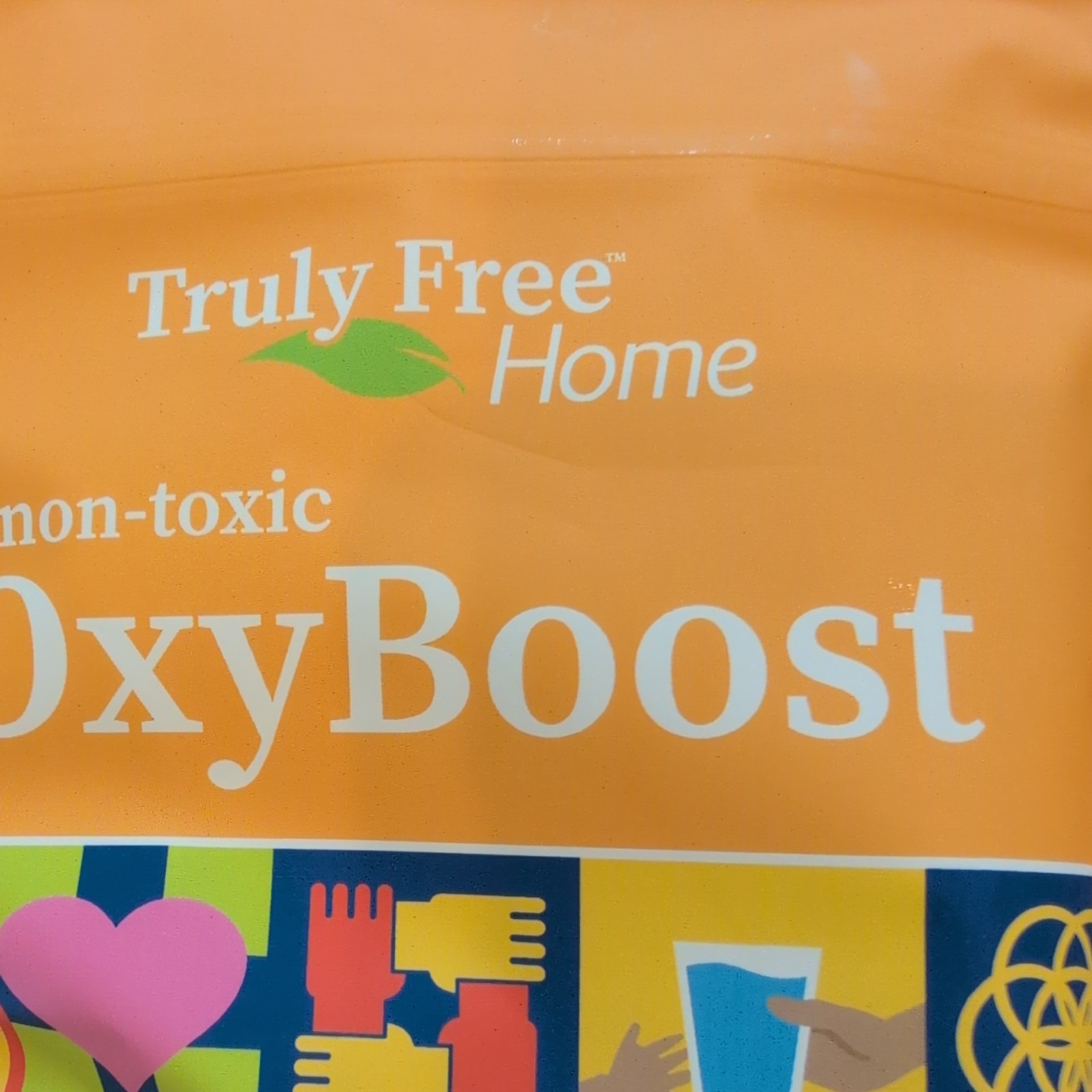 Truly Free Oxy Boost Chlorine Free Bleach Alternative Plant Based Eco Friendly