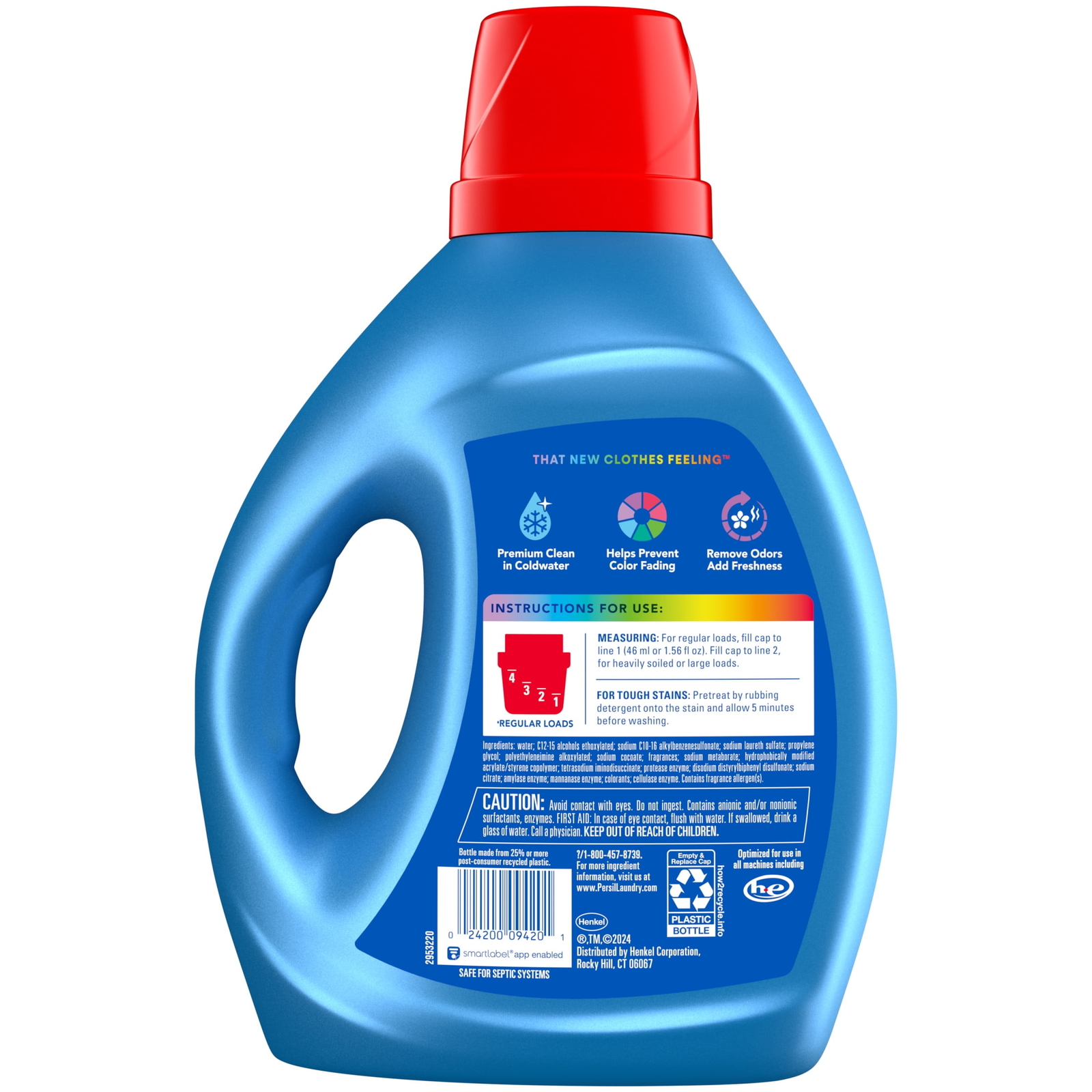 Liquid Laundry Detergent, Intense Fresh, 84 fl oz, 64 Loads
