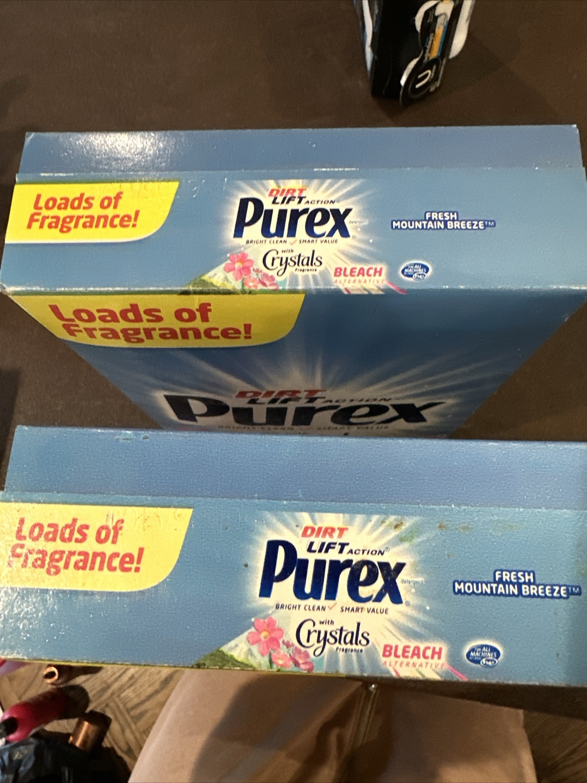 2 Purex DIRT LIFT ACTION W/ Crystals Laundry Detergent FRESH MOUNTAIN BREEZE NOS