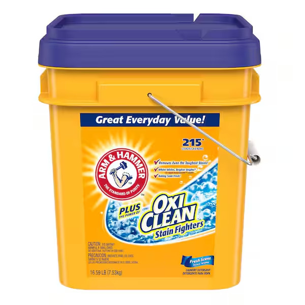 Fresh Scent Powder Laundry Detergent with Oxiclean, 16.59 lbs.