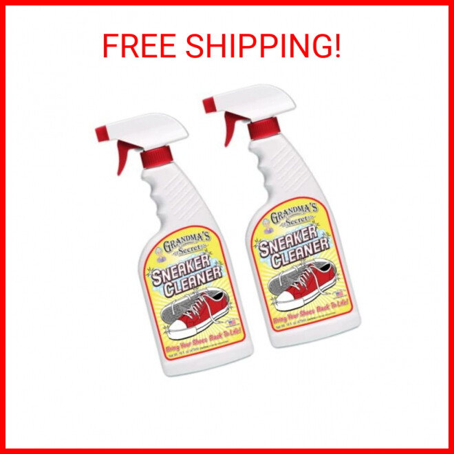 GRANDMA’S Secret 2 Pack Sneaker Cleaner Spray, 16 Fl Oz