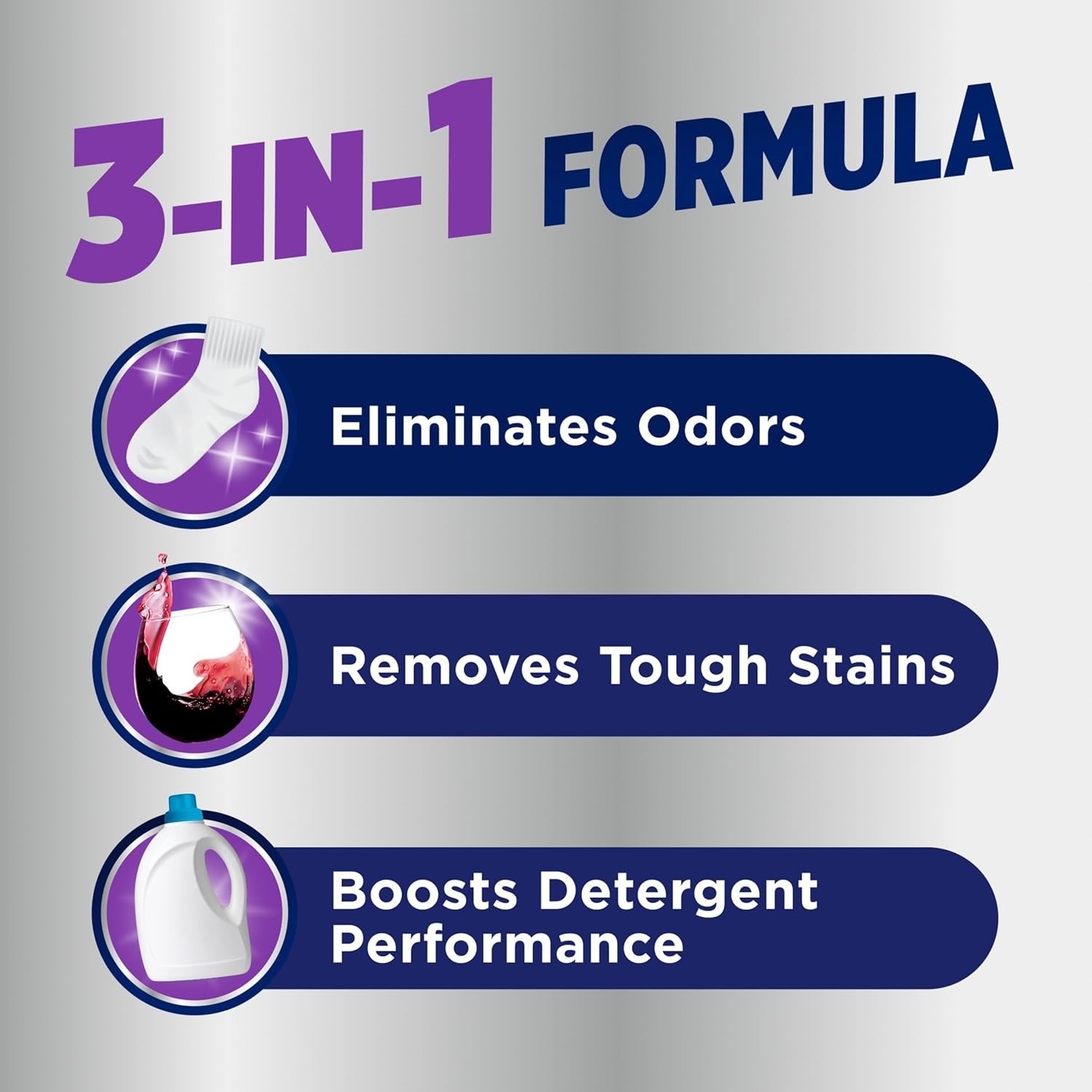 Powerful 3X Odor Fighters – Triple Action Stain Remover Powder, 6.5 lbs