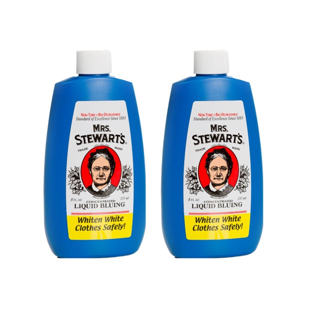 Mrs. Stewart’s Laundry Bluing Non Toxic Bleach Alternative Set of 2 Bottles