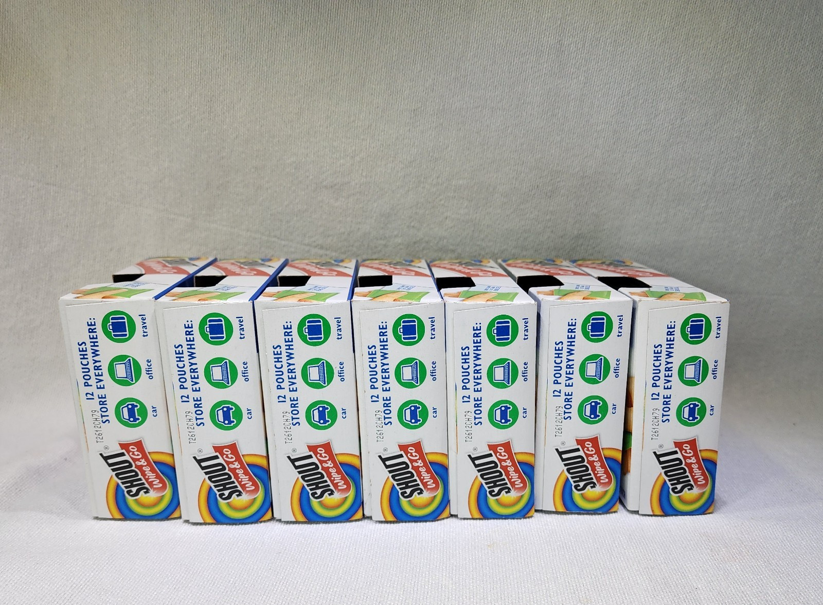 Shout Wipes Stain Remover Clothes Laundry Instant Stain Remover 84 Qty Wipe Lot