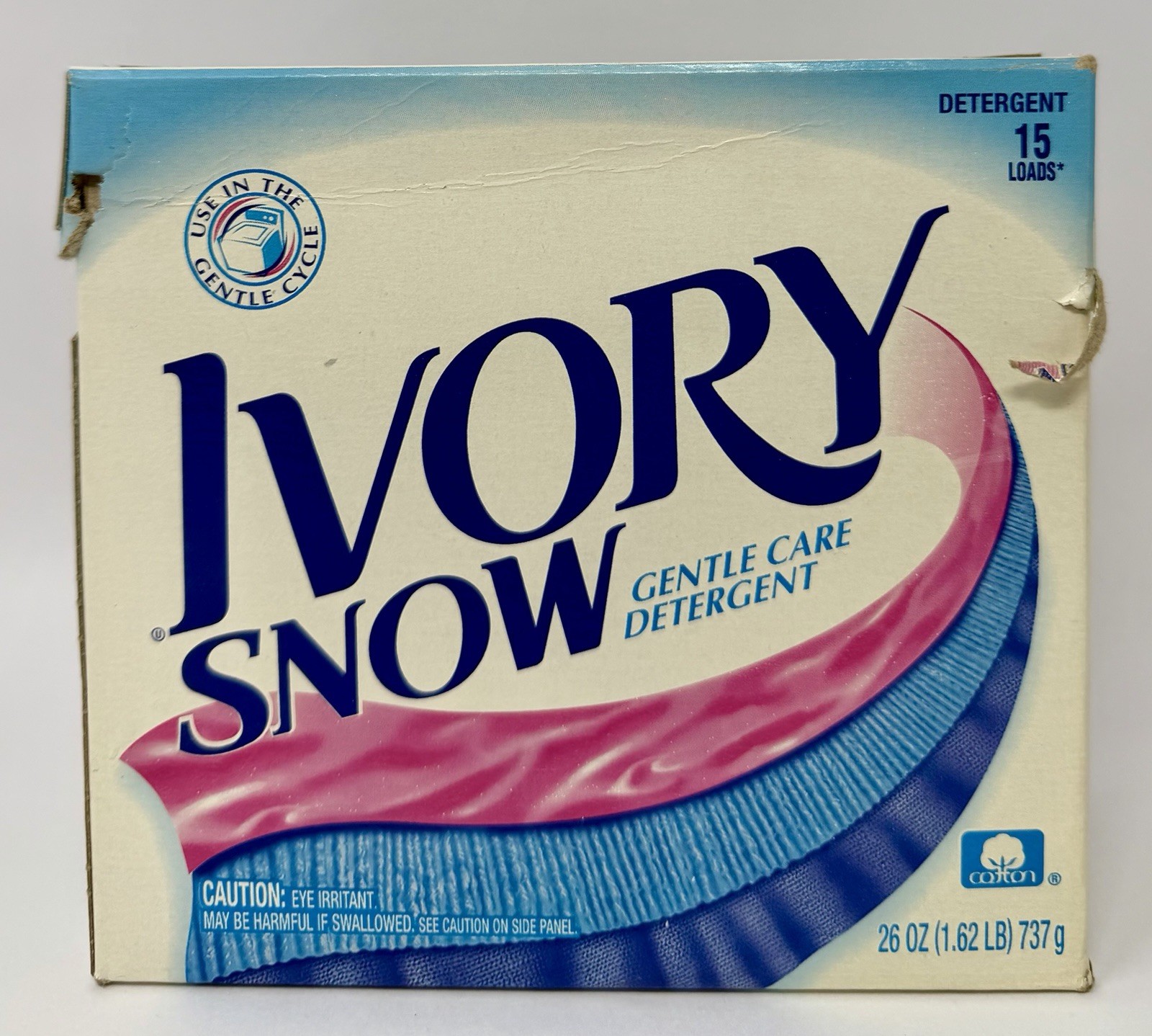 Ivory Snow Gentle Care Detergent Powder 26 oz 15 Load 50% Remaining
