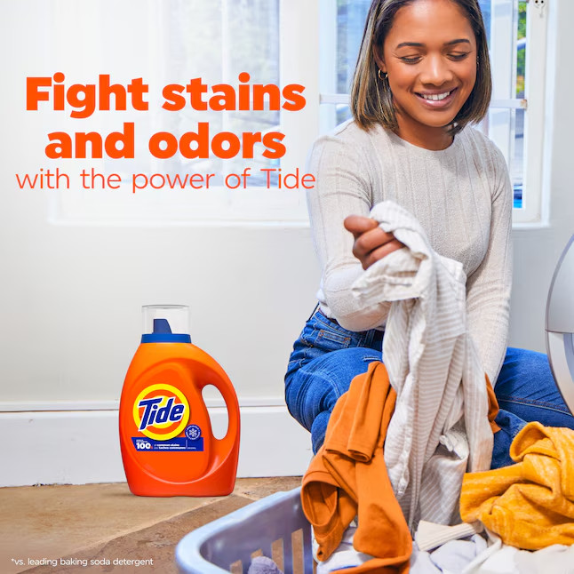 Tide Original HE Liquid Laundry Detergent 132 fl oz 100 Loads – 3 Pack