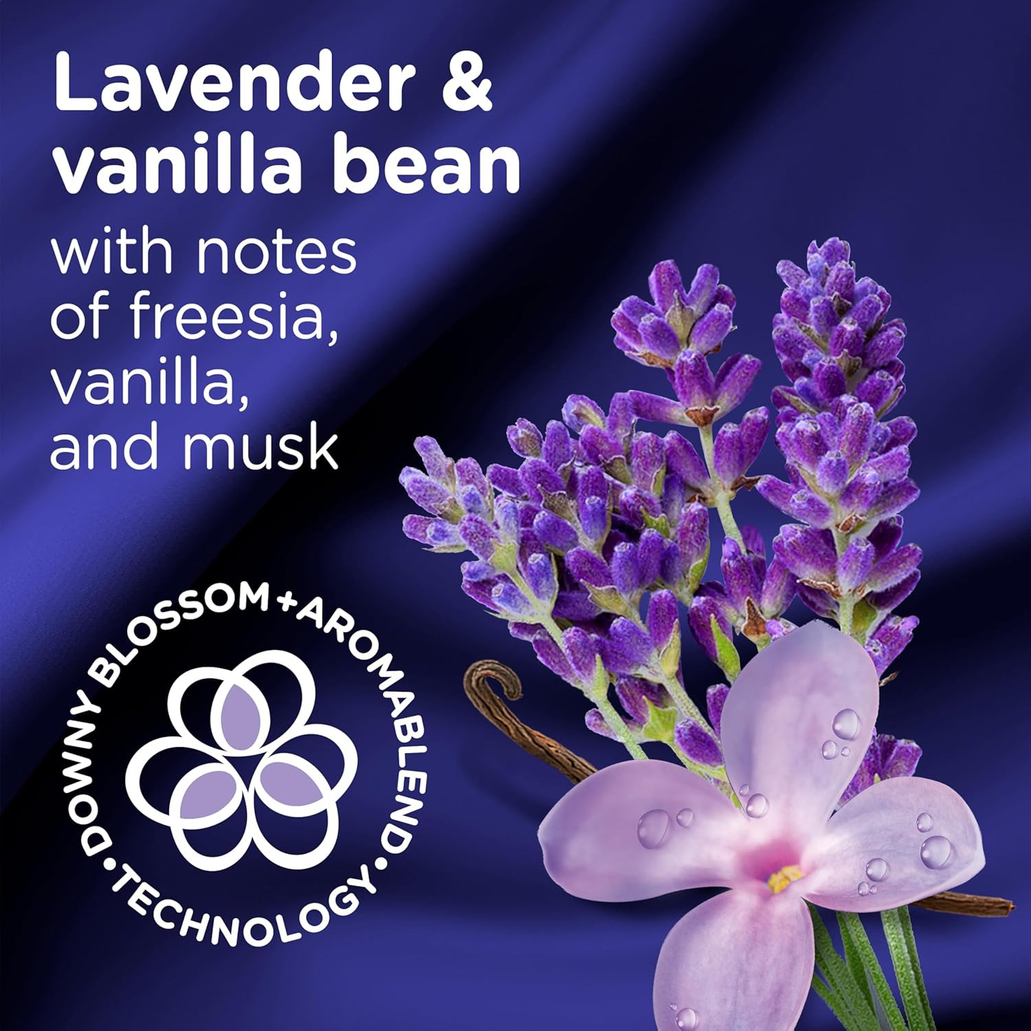 Downy Infusions CALM Liquid Fabric Softener, Soothing Lavender and Vanilla Bean,