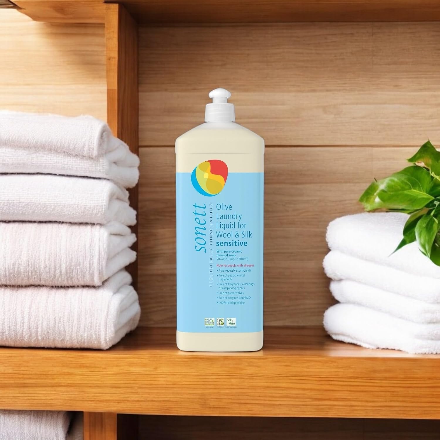 Organic Olive Laundry Liquid for Wool and Silk, Sensitive skin 34 oz/1L Sensi…