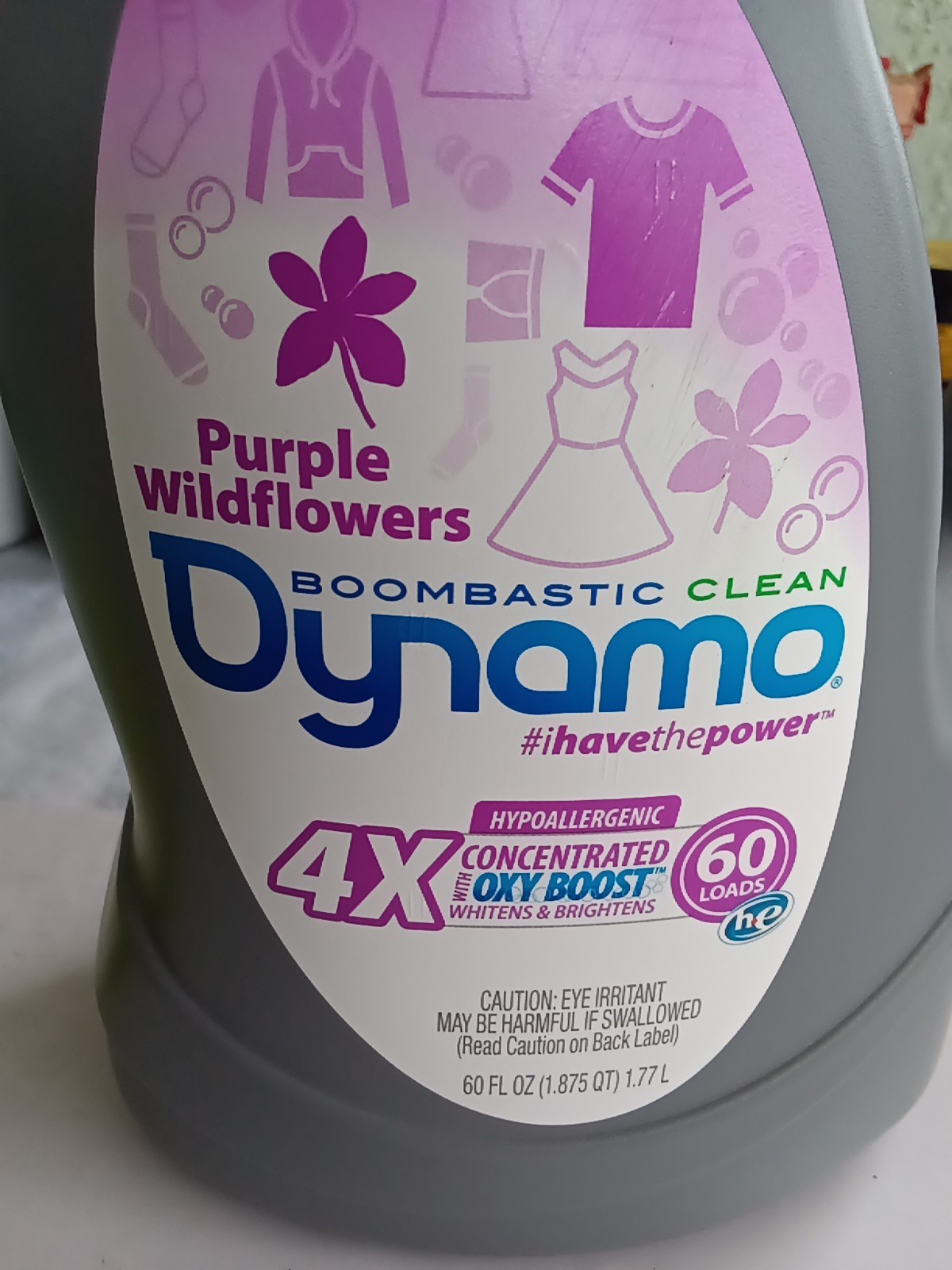 (2 Pack) Dynamo Purple Wildflowers Laundry Detergent 60 Fl Oz each
