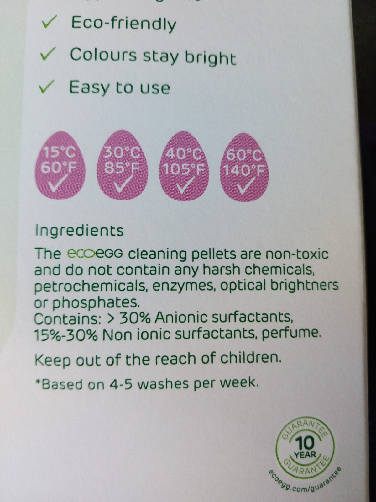 Ecoegg Laundry Egg Fragrance Free 210 Washes Hypoallergenic Chemical Free