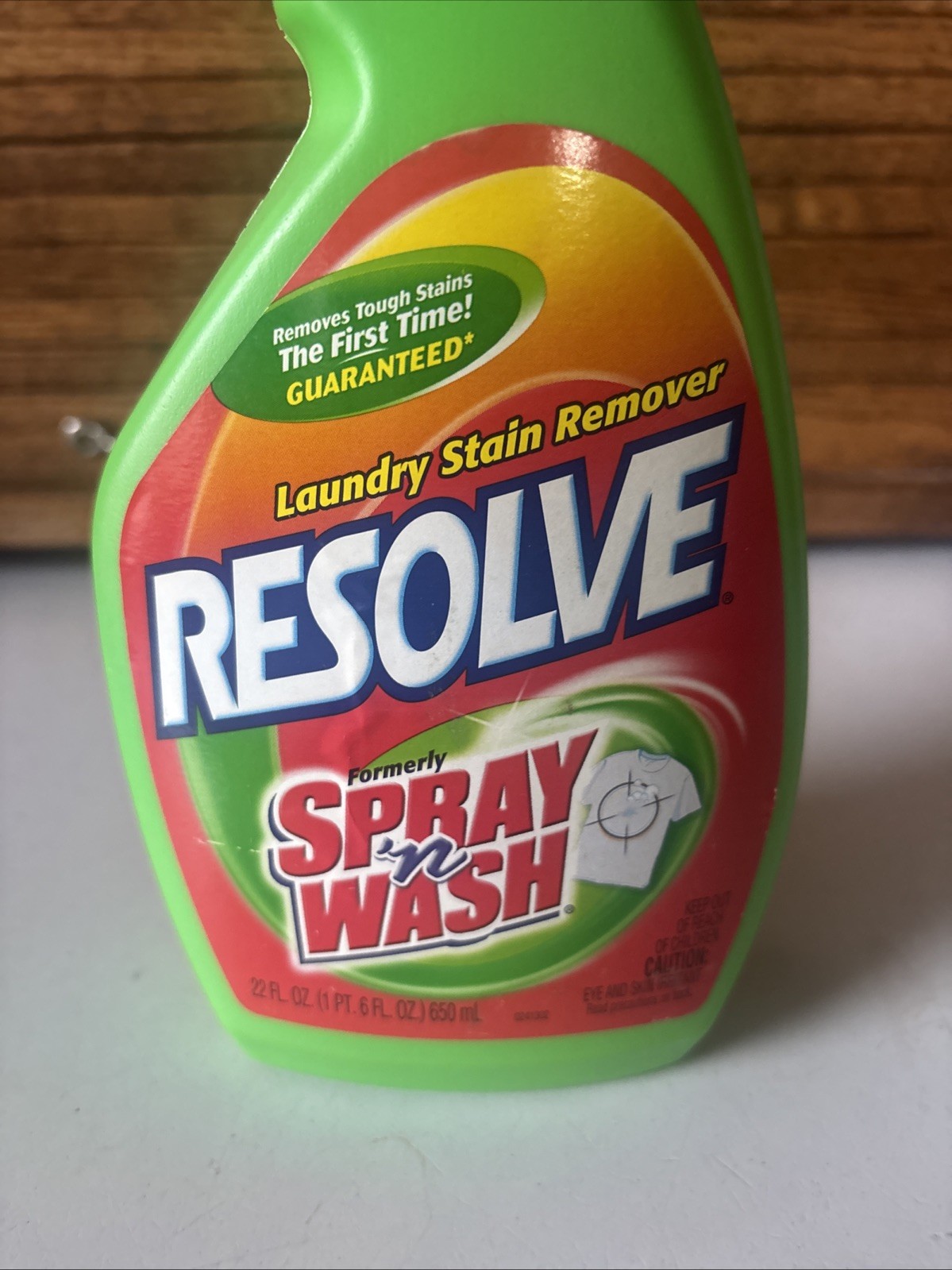 Resolve Formerly Spray N Wash NOS 22 FL. OZ. Laundry Stain Remover