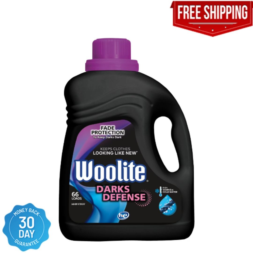 Darks Defense Liquid Laundry Detergent, 100 Fl Oz, 66 Loads