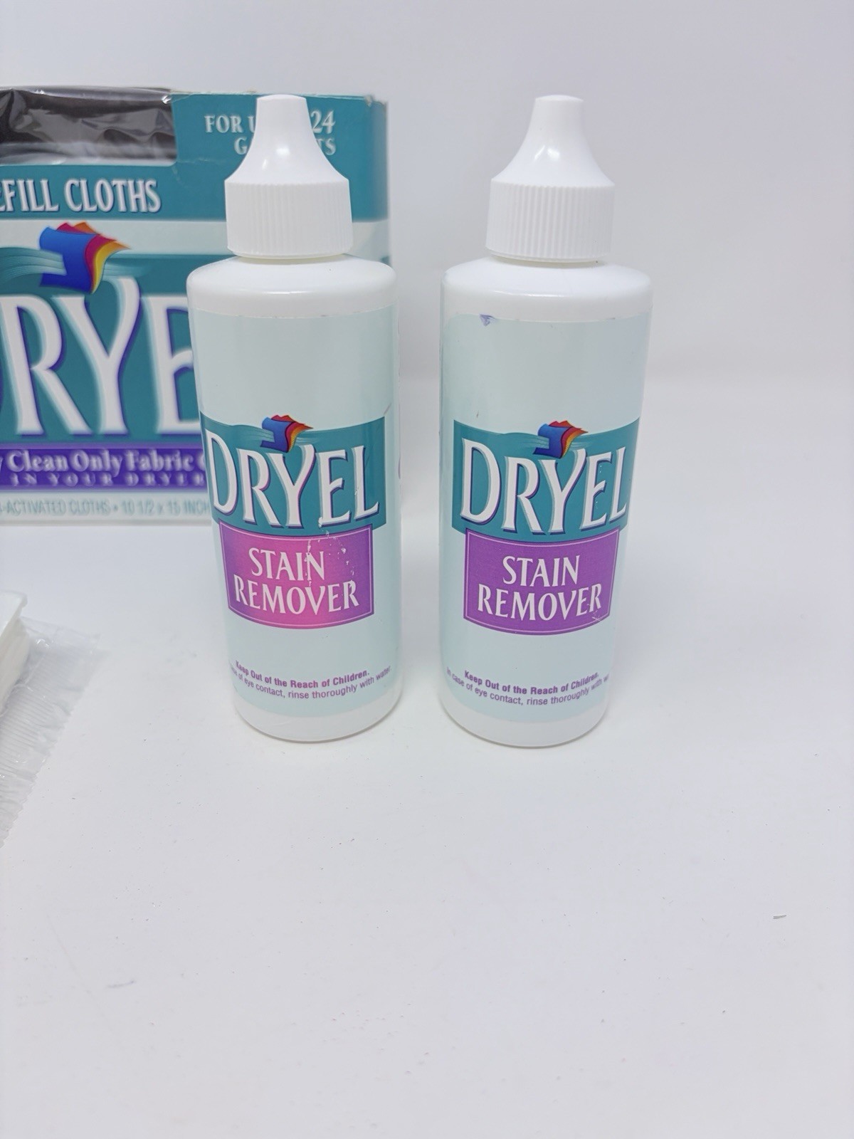 Dryel Kit Refill 12 Cloths Absorbent Pads Stain Remover Lot
