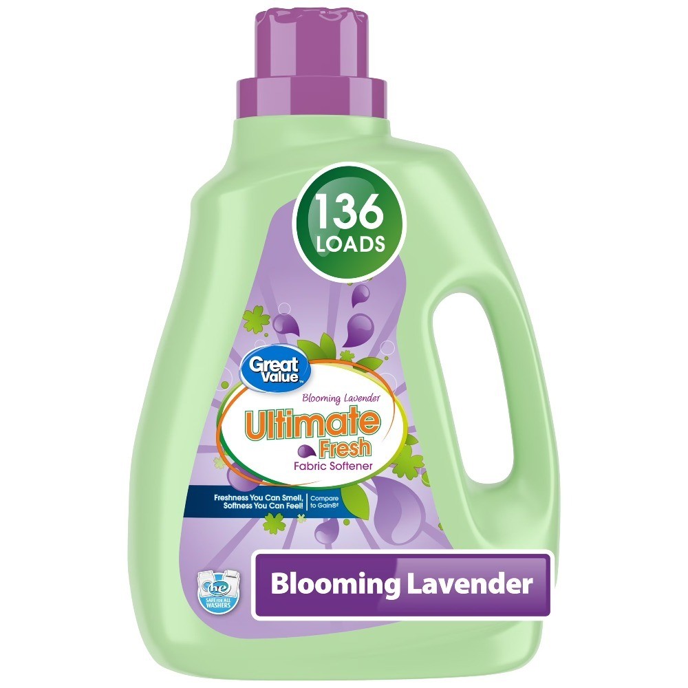 Ultra Fresh Fabric Softener Blooming Lavender Scent 100 Fluid Ounces 136 Loads