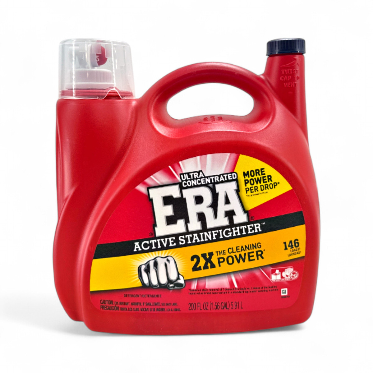 Era Active Stainfighter Unscented Liquid Laundry Detergent, 146 loads, 200 fl oz