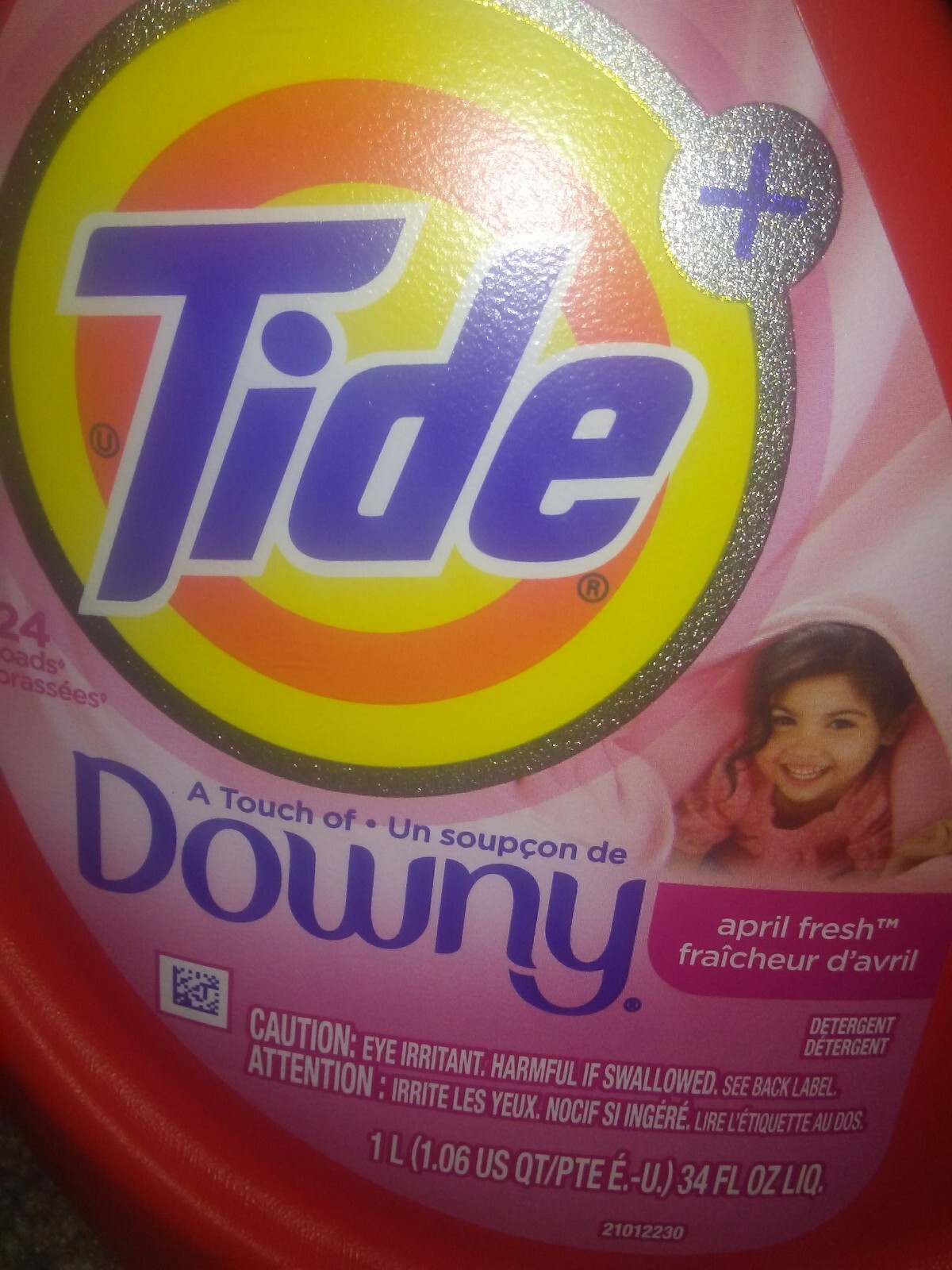 Tide he Liquid Laundry Detergent Soap Downy April Fresh 34 oz.