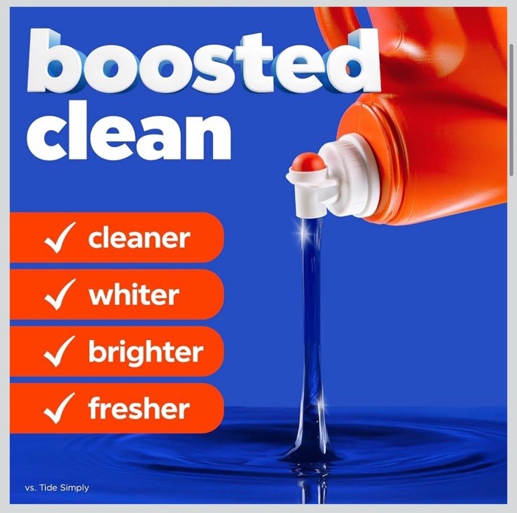 Tide Original Liquid Laundry Detergent with 6X, 125 fl oz, 100 Loads