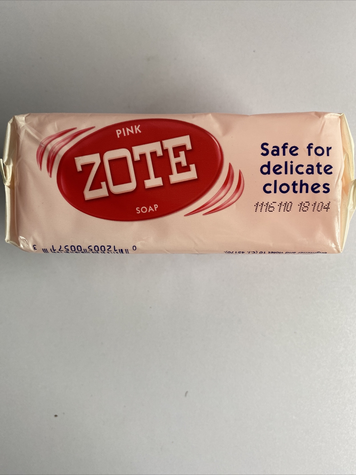 NEW ZOTE Pink Bar Soap 14.1 oz More Whitening Power  for Laundry Fatty Acids