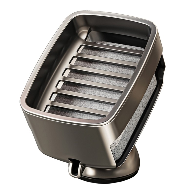 Multifunctional Suction Cup Soap Holder Storage Tray Bathroom Soap Dish Holder