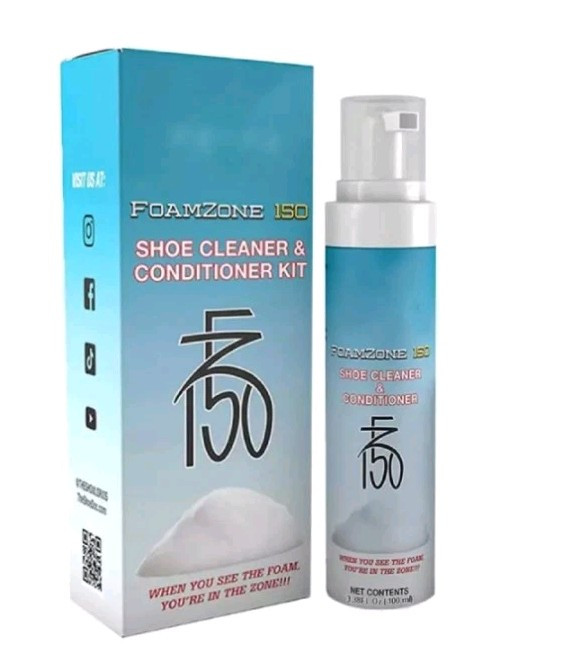 Shoe Cleaner & Conditioner Kit Foamzone 150 White Shoe Cleaning US Seller
