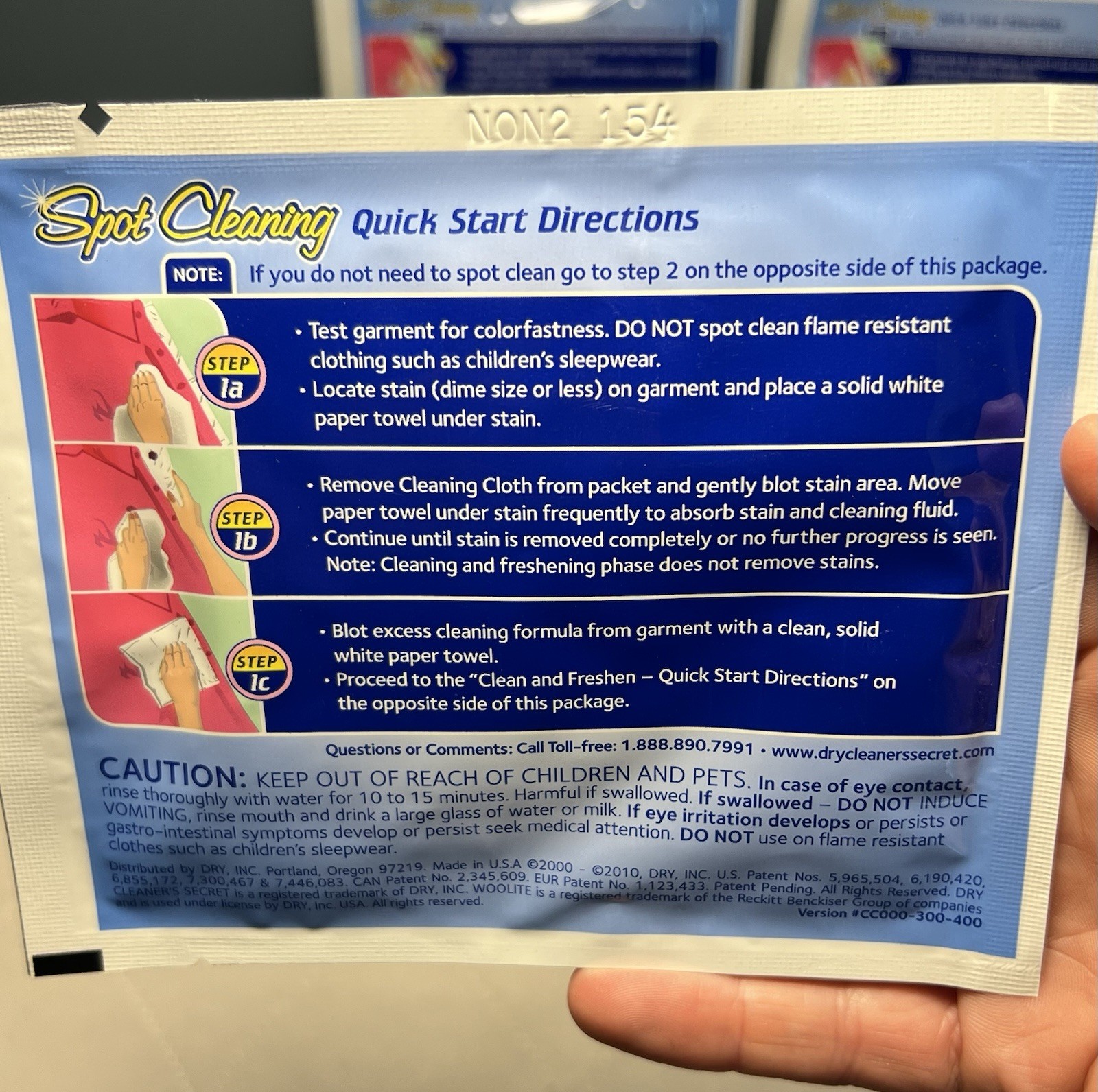 Woolite Dry Clean At Home By Dry Cleaner’s Secret 3 NEW Cloths Discontinued RARE