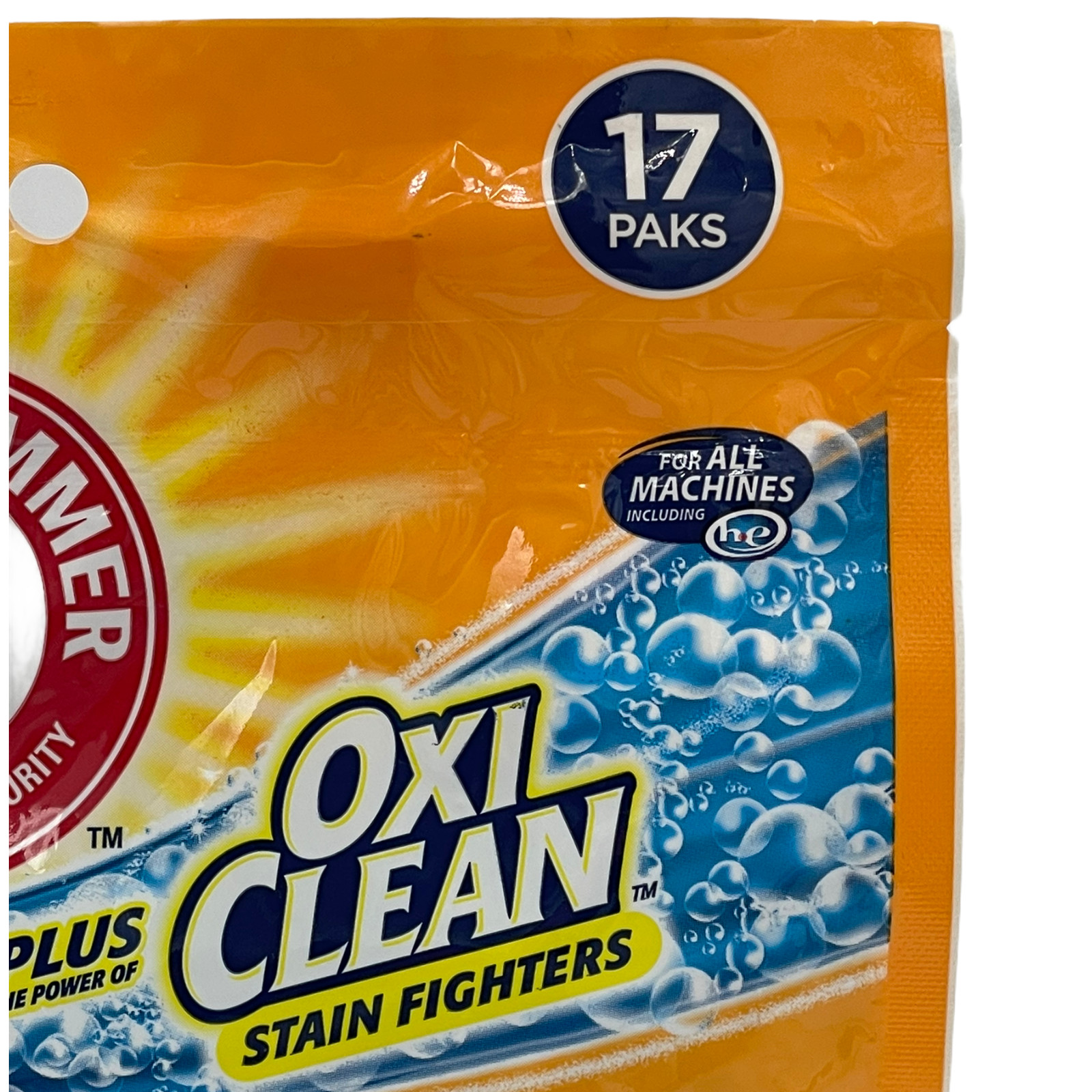 Arm & Hammer OxiClean 3-in-1 Laundry Detergent Fresh Scent = 34 Power Paks