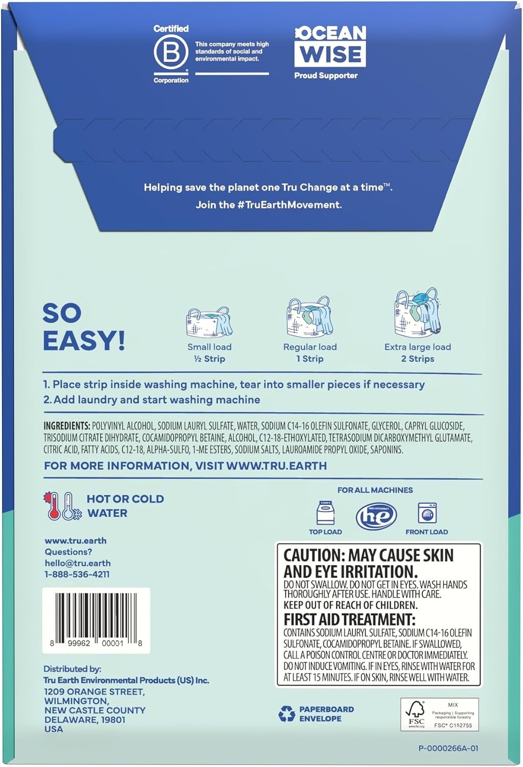-Friendly Laundry Sheets for Sensitive Skin – 32 Loads in Compact Design