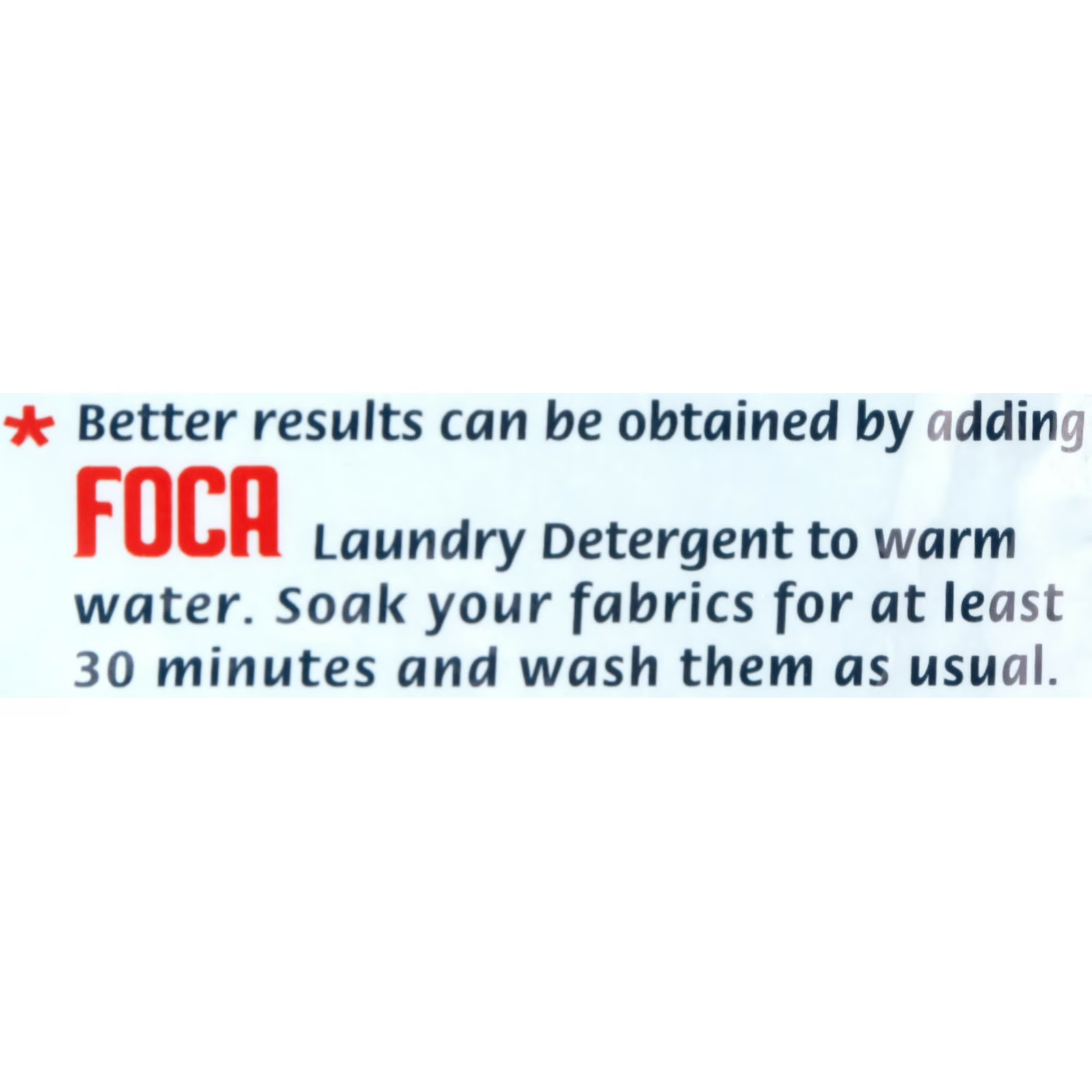 Foca Laundry Detergent, Household Use, All Ages, Biodegradable & Phosphate-Free,
