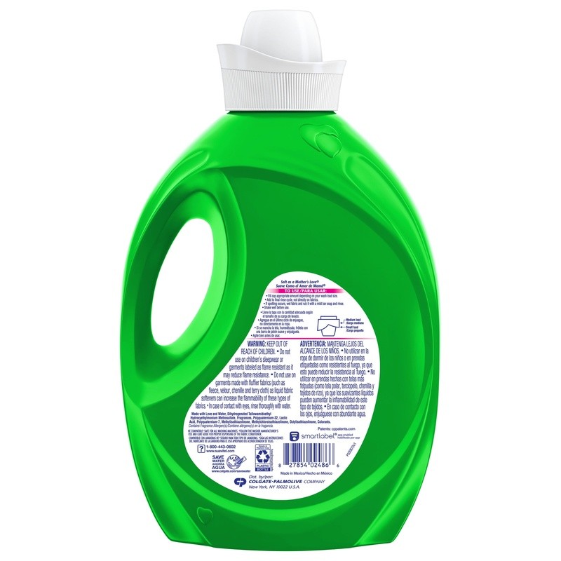 Fabric Conditioner Liquid Fabric Softener Green Apple Scent, 105 fl oz