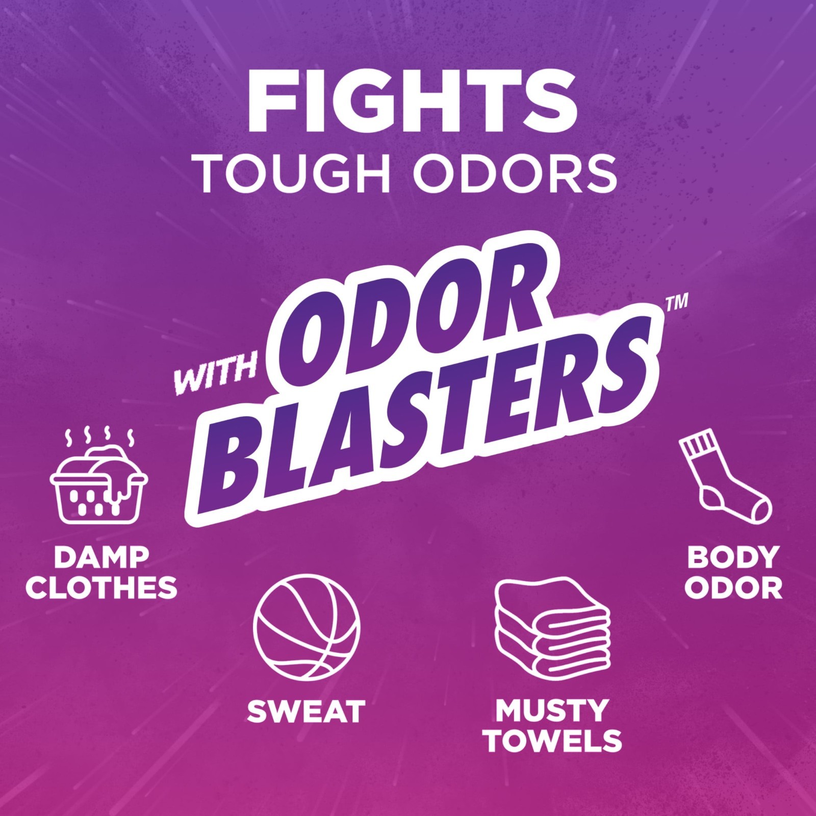 3 Pack ARM & HAMMER Odor Blasters In Wash Scent Booster, Fresh Burst Scent, 45oz