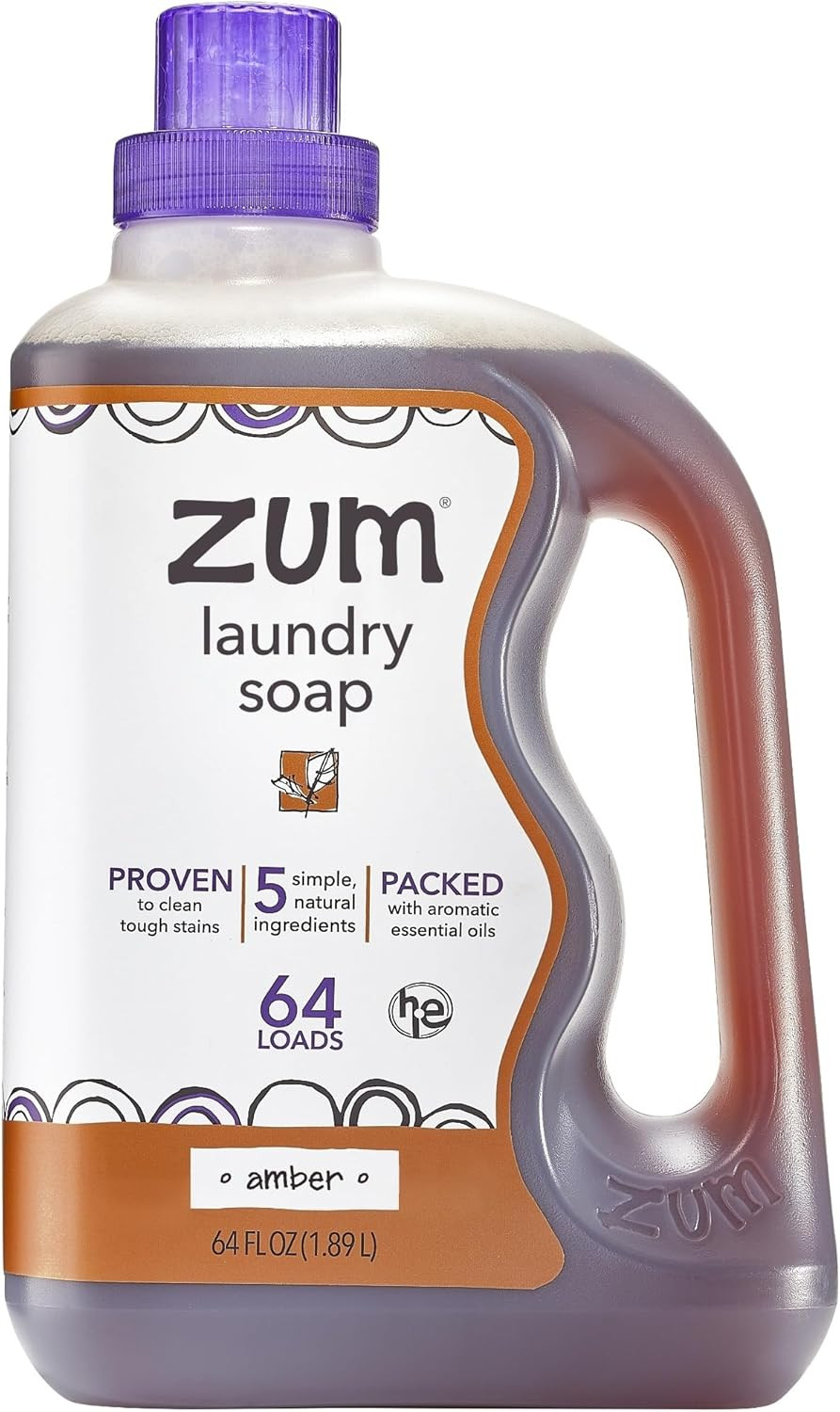 Indigo Wild Zum Clean Laundry Soap – Plant-Based Liquid Laundry Soap – Contains