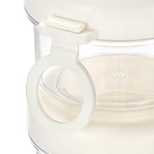 Portable Laundry Detergent Dispenser with Handle, Stackable Laundry Storage