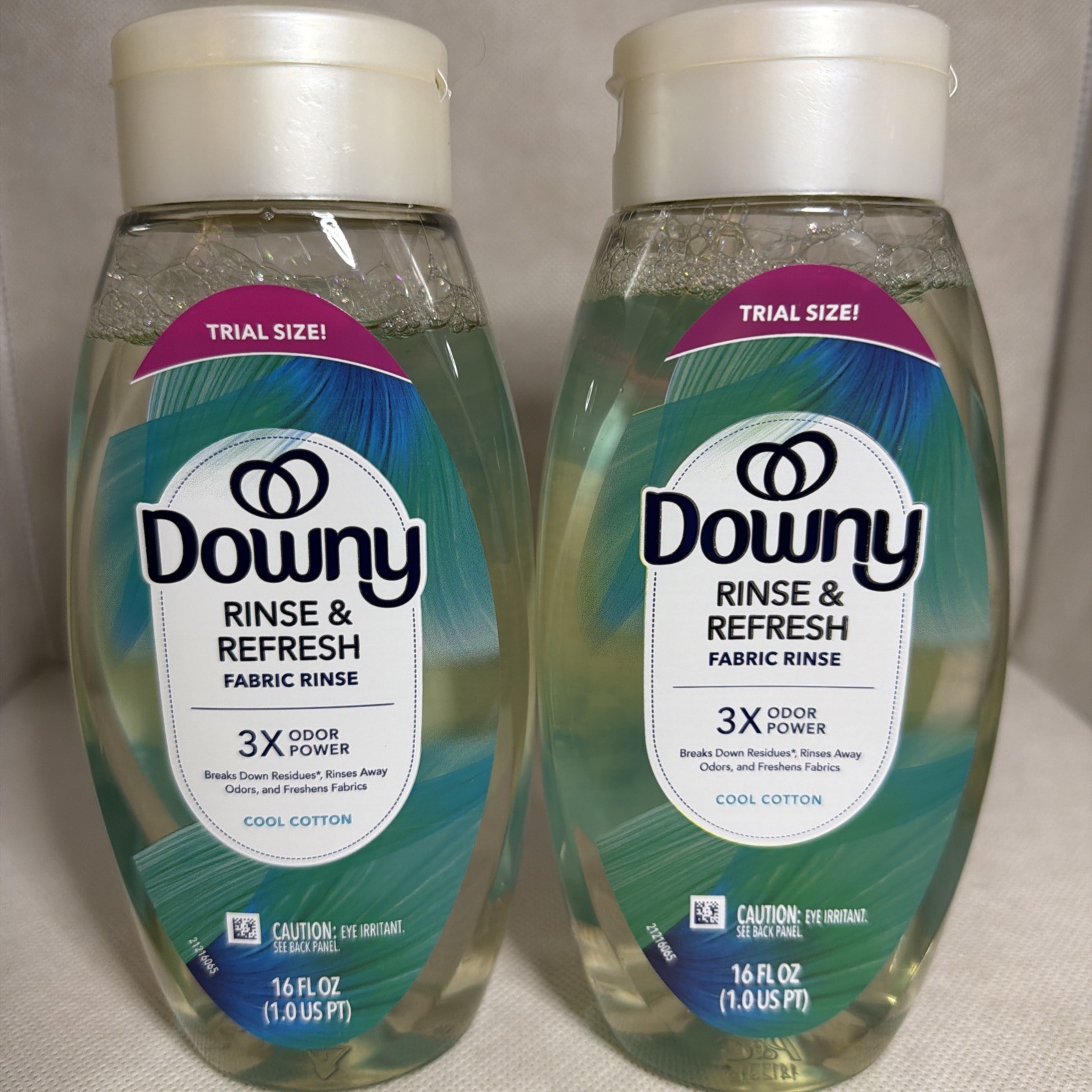 Lot Of 2 Bottles Downy Rinse & Refresh Cool Cotton 16 fl oz Each✅