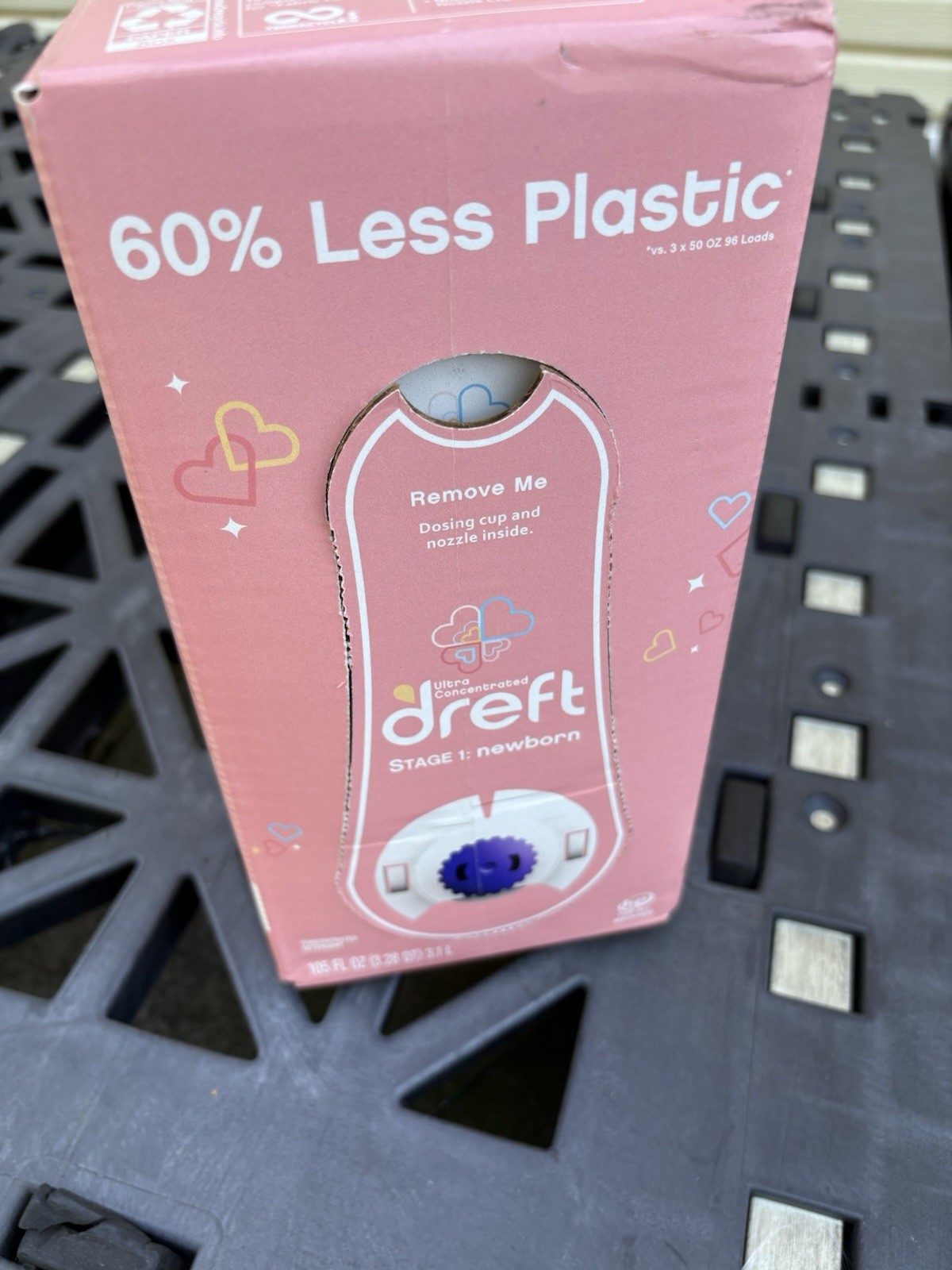 Dreft Stage 1 Baby Liquid Laundry Detergent Soap Eco-Box Natural for Newborn …