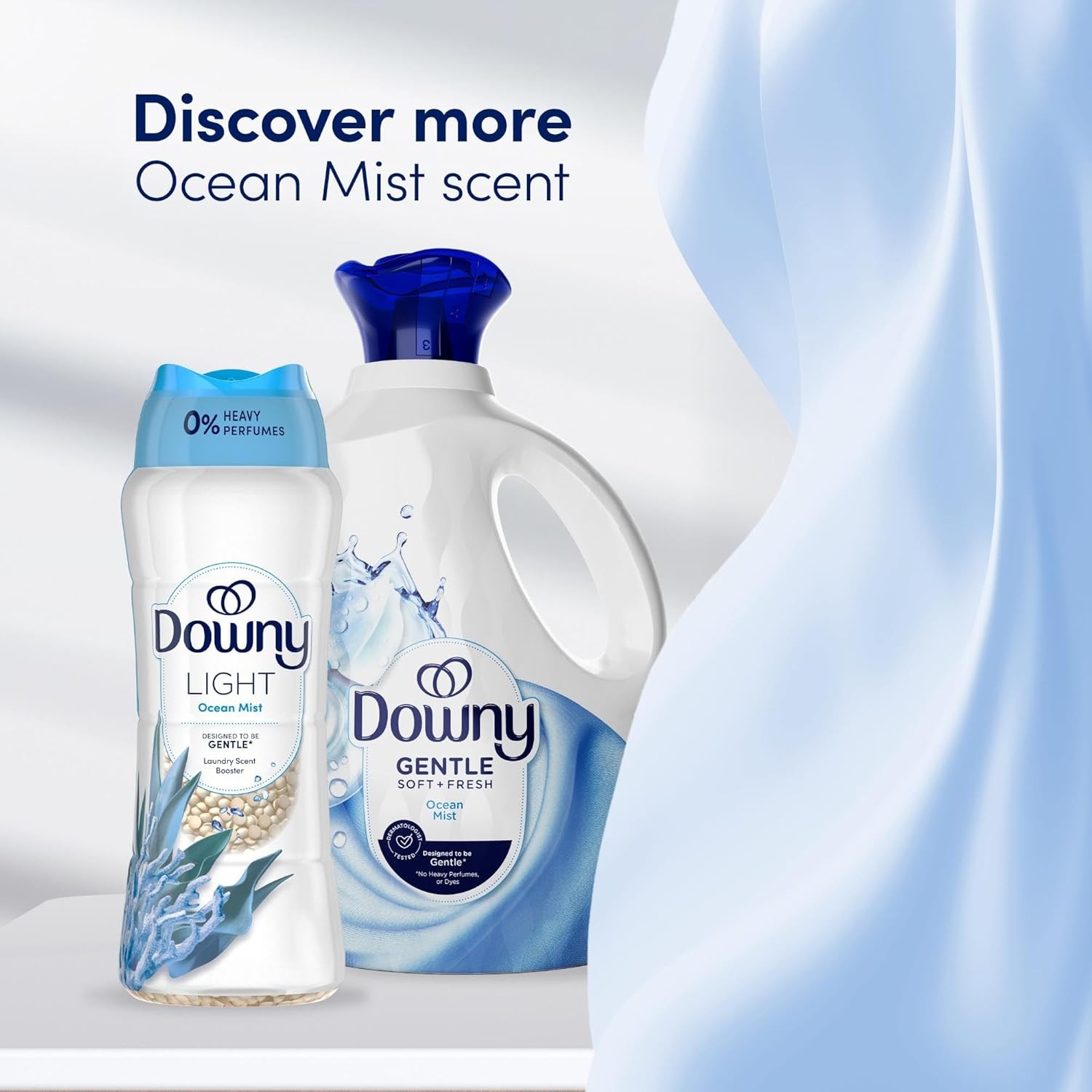 Downy Light Laundry Scent Booster Beads for Washer, 24 Ounce (Pack of 1)