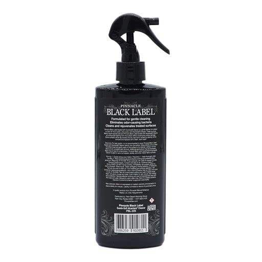 Pinnacle Black Label Suede-Soft Alcantara® Cleaner 8 Fl Oz (Pack of 1), Clear