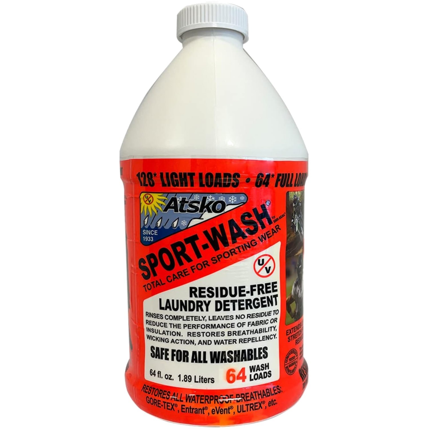 Biodegradable 64 Fl Oz Sno-Seal Sport Wash: Perfect for Active Lifestyles